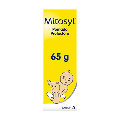 Mitosyl - Crema pañal, pomada protectora 65 g, previene y trata las irritaciones de la piel del bebé por rozaduras del pañal