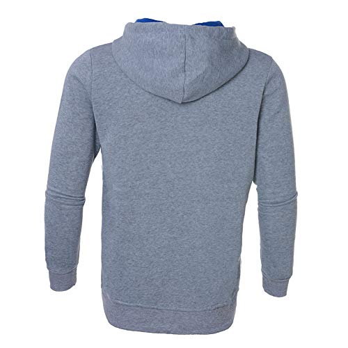 Miwaimao - Traje deportivo para hombre, 2 piezas, con cremallera y pantalones Gris claro Azul M