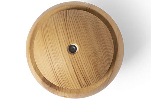 MKTOSASA - Decorativo Mini humidificador de línea Nature con difusor aromático y 130ml de Capacidad. Iluminación Multicolor, vaporización Continua, conexión USB y Cable Incluido - 10x9.5x10