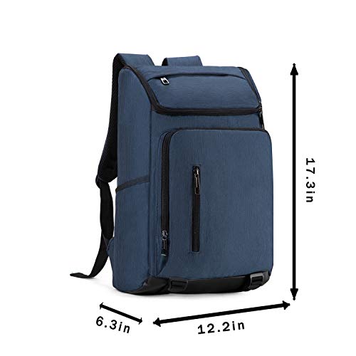 Mochila Escolares Mochilas Casual Mochila Tipo Casual Bolsa Escolar Mochila Hombre Backpack Casual daypacks Ajusta a la computadora portátil de 15.6 Pulgadas (Azul)