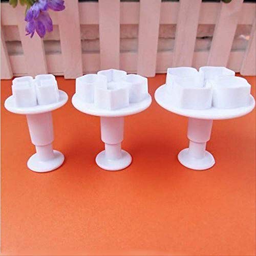 Moldes de Silicona Para Hornear Hydrangea Fondant Cake Decorating Sugarcraft Plunger Cutter Flower Blossom Mould Home Cake Tools Envío gratis