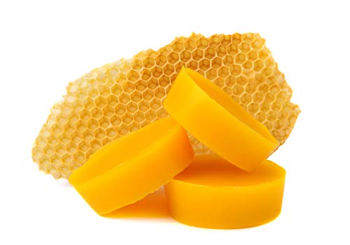 MolinoRC® Pastillas de cera de abeja 100% pura, 500 g, 0,5 kg, perfectas para cosméticos y velas, para el crecimiento de abejas, 100% natural, marca alemana