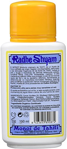 MONOI DE TAHITI, Aeite Protector Solar, F.15,150 ml