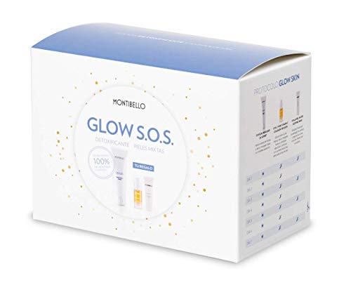 Montibello Pack Glow S.O.S. Detoxificante Pieles Mixtas (Crema Oxygen Sorbet 50ml + Collagen Infusión 10ml + Mask Hyalufeel 10ml)