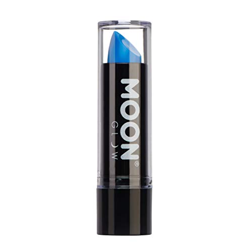 Moon Glow - Barra de labios neón UV 4.5g Intenso Azul - produce un brillo increíble bajo la iluminación/retroiluminación UV!