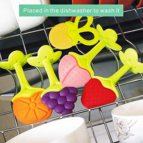 Mordedor bebes Baby Teething Toys Juguetes de dentición para bebés, conjunto de mordedores de silicona natural de silicona suave (JRBT-FS003)
