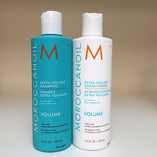 Moroccanoil Champú Extra Volumen 8,5 oz & Conditioner 8.5 Oz