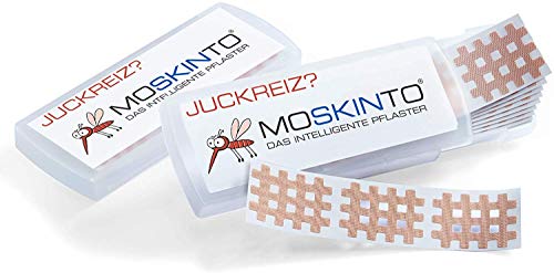 Moskinto Tiritas de mosquito de Moskinto, 24 piezas, picor, mosquitos, abejas, picaduras de mosquitos, picaduras, curador de picaduras