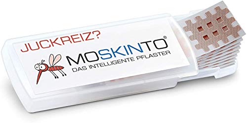 Moskinto Tiritas de mosquito de Moskinto, 24 piezas, picor, mosquitos, abejas, picaduras de mosquitos, picaduras, curador de picaduras