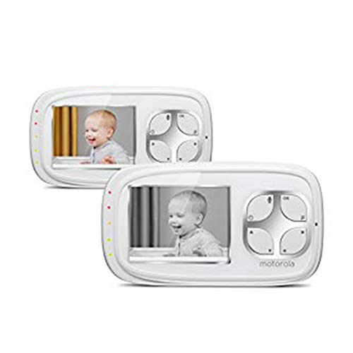 Motorola Baby Comfort C35 - Vigilabebés vídeo con pantalla LCD a color de 2.8", Color White