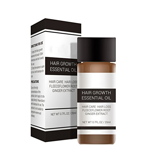 Mounsii Serum para el crecimiento del cabello Aceite esencial Raíz de vellón Raíz denso Cabello Jengibre Extracto Tratamiento contra la pérdida Restauración