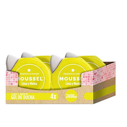 Moussel Gel Ducha Lima - Pack de 4 x 600 ml - Total: 2400 ml