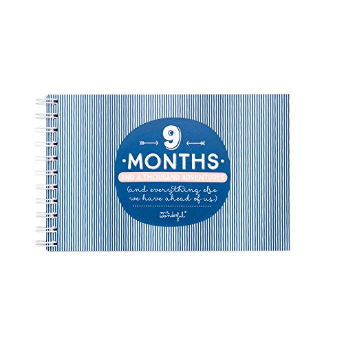 Mr. Wonderful Álbum con mensaje "9 months and a thousand adventures"