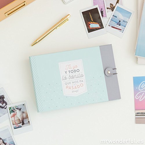 Mr. Wonderful Álbum con mensaje "Tú y yo y todo lo bonito que nos ha pasado"