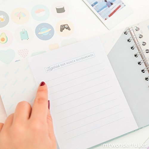 Mr. Wonderful Álbum con mensaje "Tú y yo y todo lo bonito que nos ha pasado"