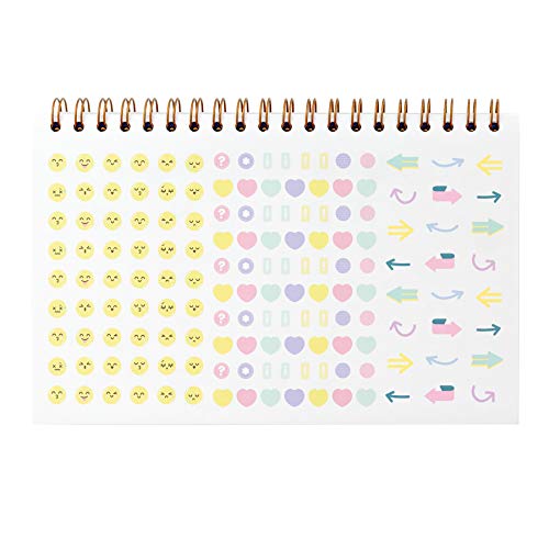 Mr. Wonderful Organizador de semanas para Empezar los Lunes con ganas, Multicolor, 0