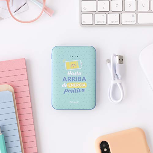 Mr. Wonderful Power Bank Tipo C 5.000 mAh Tipo C Energia