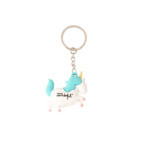 Mr. Wonderful Set de 2 llaveros Unicornio para Personas fantásticas (Eng), Multicolor, 6x7 cm