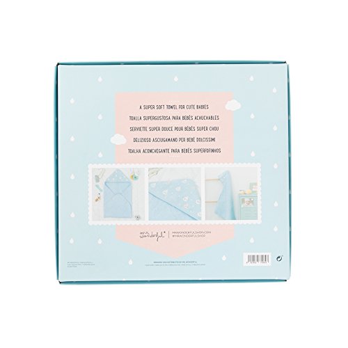 Mr. Wonderful WOA09001EN Toalla de baño para bebé con capucha