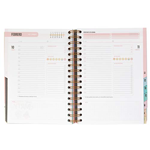 Mr. Wonderful WOA09932ES, Agenda, Tamaño Único, Multicolor