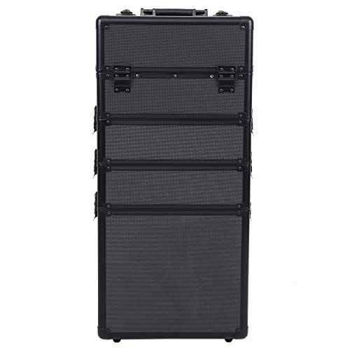 MuGuang 5 en 1 universal beauty case trolley Maletín para maquillaje Estuche de maquillaje Neceser de