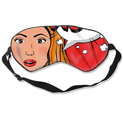 Mujer africana wow sueño máscara de ojos vendados sombra de ojos cubierta bloqueo de luz para hombres mujeres viajes yoga meditación siesta personalizada