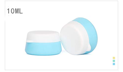 MUUZONING 3 Piezas Exquisita Silicona Cosmético Contenedores de Viaje Set -Libre de BPA - con Tapa Sellada - Ideal y Portátil Envase de Almacenamiento para Uso Familiar y Viaje (Capacidad 10ml) #1