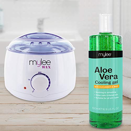 Mylee Pure Gel Calmante Aloe Vera para Después de la Depilación Tratamiento para la Piel Post Depilación 500 ml…