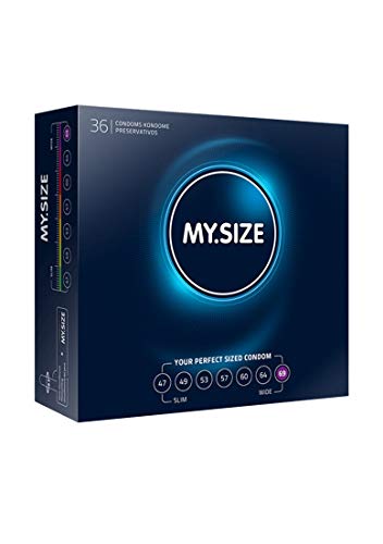 MY.SIZE - Condones, 69 mm, 36, Transparente (MS6936)
