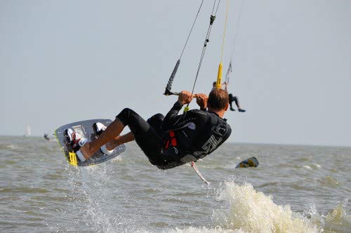 Mystic Kitesurfing Harnesses Hook Safety-Knife Paragliding Skydiving with Pocket 2019-Black