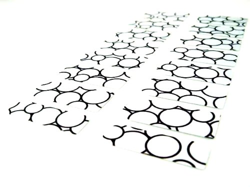 Nail Patch, diseño de laca de uñas adhesiva N ° 10