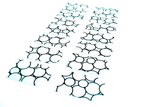 Nail Patch, diseño de laca de uñas adhesiva N ° 10