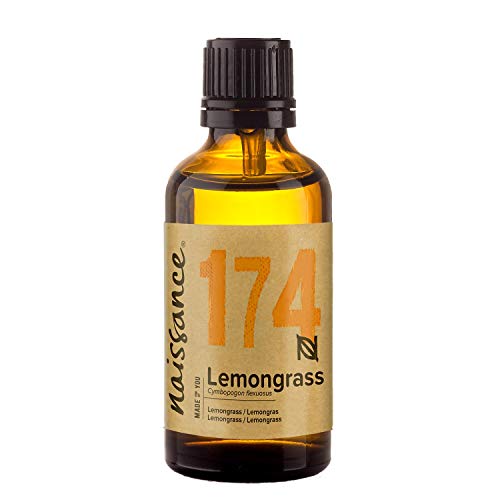 Naissance Aceite Esencial de Lemongrass Flexuosus 50ml - 100% puro, vegano y no OGM