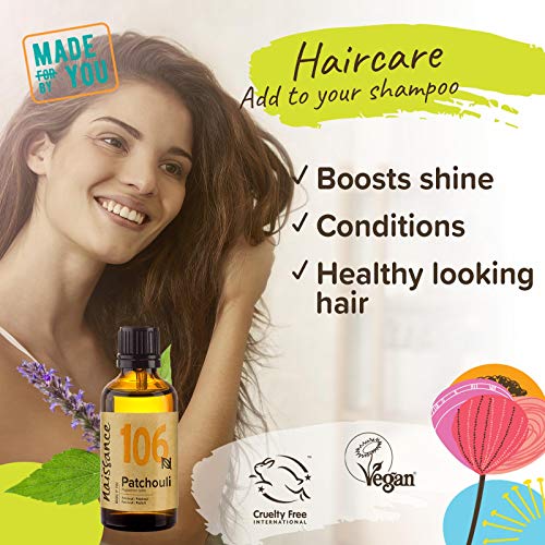 Naissance Aceite Esencial de Pachuli 50ml - 100% Puro, vegano y no OGM