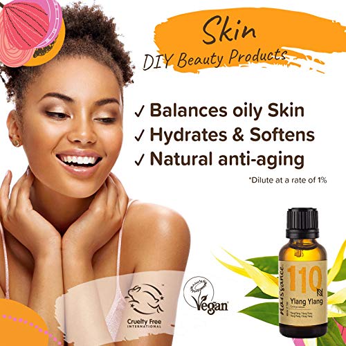 Naissance Aceite Esencial de Ylang Ylang 30ml - 100% puro, vegano y no OGM