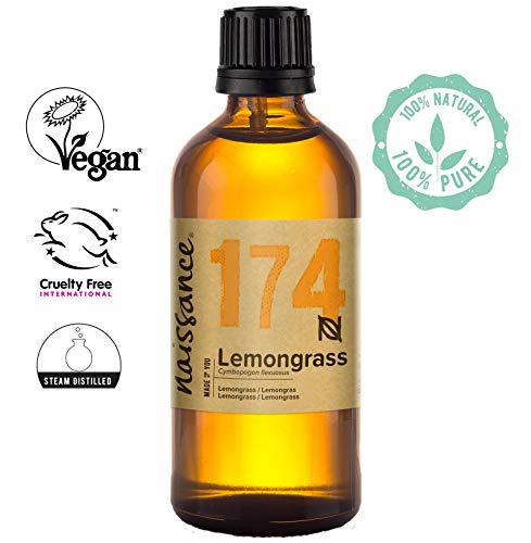 Naissance Trío de Aceites Esenciales de Árbol de Té, Lemongrass y Citronela 3 x 100ml - 100% puros, veganos y no probado en animales.