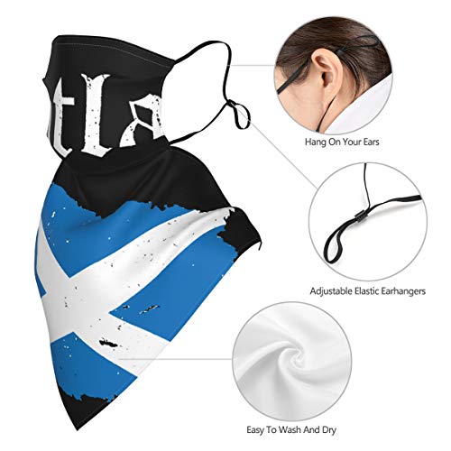 naizi Bandanas bufanda orejeras pasamontañas cara hombres mujeres protección polainas para el cuello cubierta orejeras bufanda para sol polvo viento motocicleta protección