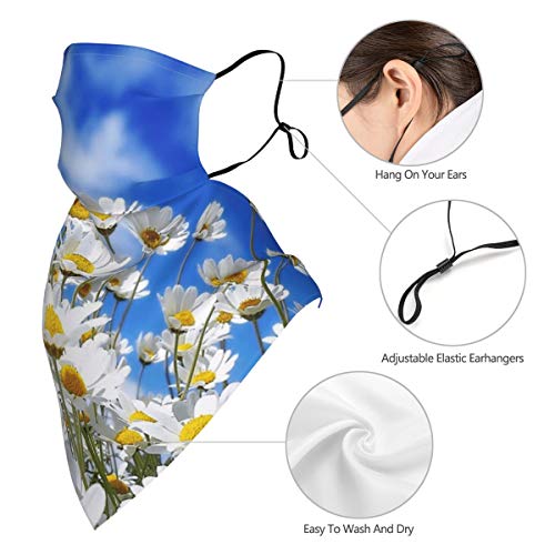 naizi Bandanas bufanda orejeras pasamontañas cara hombres mujeres protección polainas para el cuello cubierta orejeras bufanda para sol polvo viento motocicleta protección