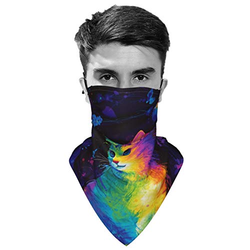 naizi Bandanas bufanda orejeras pasamontañas cara hombres mujeres protección polainas para el cuello cubierta orejeras bufanda para sol polvo viento motocicleta protección