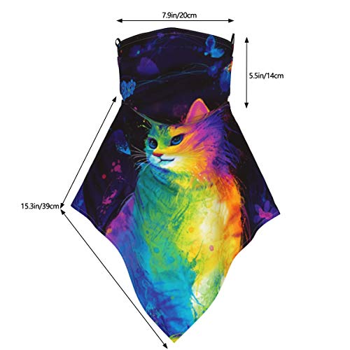 naizi Bandanas bufanda orejeras pasamontañas cara hombres mujeres protección polainas para el cuello cubierta orejeras bufanda para sol polvo viento motocicleta protección