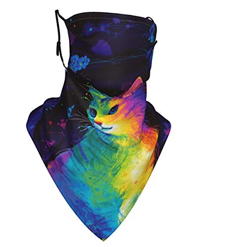 naizi Bandanas bufanda orejeras pasamontañas cara hombres mujeres protección polainas para el cuello cubierta orejeras bufanda para sol polvo viento motocicleta protección