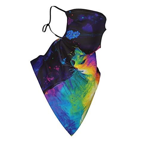 naizi Bandanas bufanda orejeras pasamontañas cara hombres mujeres protección polainas para el cuello cubierta orejeras bufanda para sol polvo viento motocicleta protección