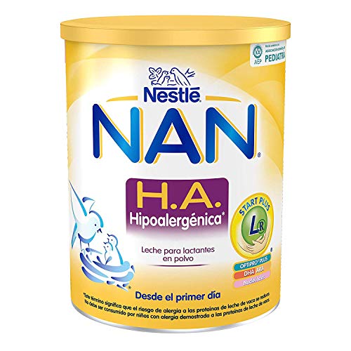 NAN H.A. Hipoalergénica - Leche para lactantes en polvo - Fórmula para bebé - Desde el primer día - 800g