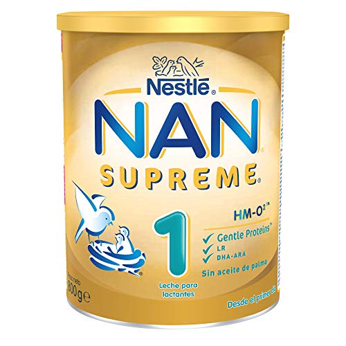 NAN SUPREME 1 - Leche para lactantes en polvo Premium - Fórmula para bebé - Desde el primer día - 800g