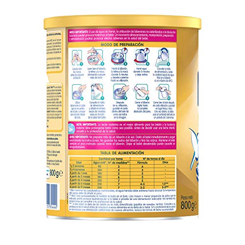 NAN SUPREME 1 - Leche para lactantes en polvo Premium - Fórmula para bebé - Desde el primer día - 800g