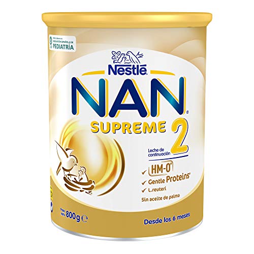 NAN SUPREME 2 - Leche de continuación en polvo Premium - Fórmula para bebé - A partir de los 6 meses - 800g