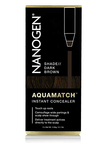 NANOGEN AQUAMATCH - Corrector capilar resistente al agua: Castaño Oscuro