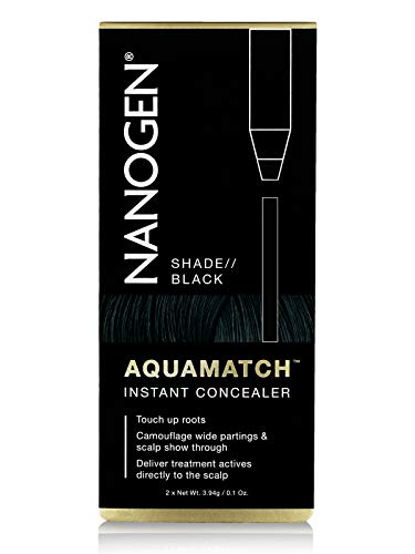 Nanogen Aquamatch - Corrector Capilar Resistente Al Agua, color Negro
