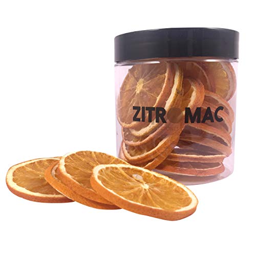 Naranja deshidratada para cóctel. Fruta deshidratada sin azúcar para coctel /decoración / repostería / navidad / bebidas.Rodaja de Naranja seca 100% natural sin aditivos. Tarro grande 130 Gr