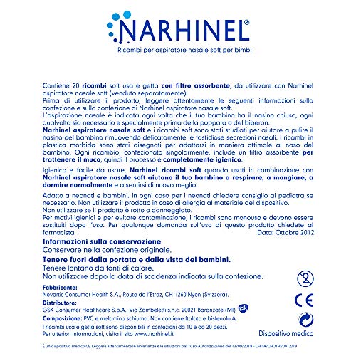 Narhinel Aspirador Nasal 20 Ricambi azul